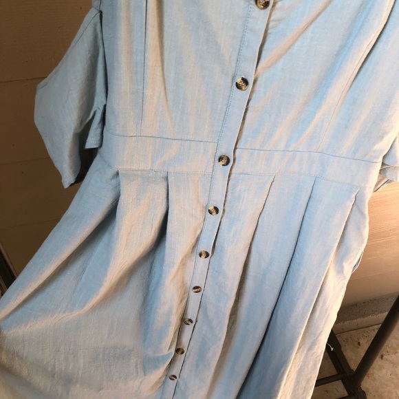 NEVER WORN Lulu’s Dress (Blue… not white as shown) - Picture 8 of 10